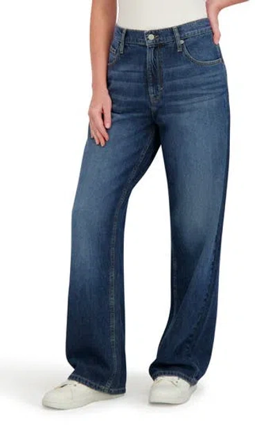 Lucky Brand High Waist Wide Leg Jeans In Blue