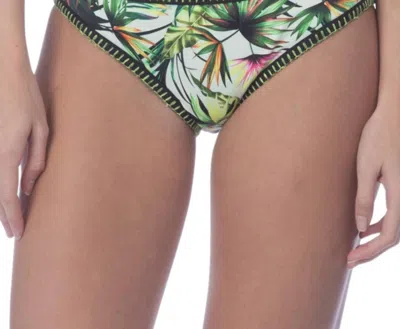 Lucky Brand Hipster Bikini Bottom In Coastal Palms In Multi