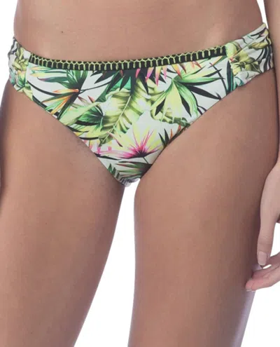 Lucky Brand Hipster Style Bikini Bottom In Coastal Palms In Multi