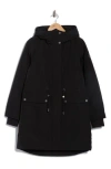 Lucky Brand Hooded Anorak Jacket In Black