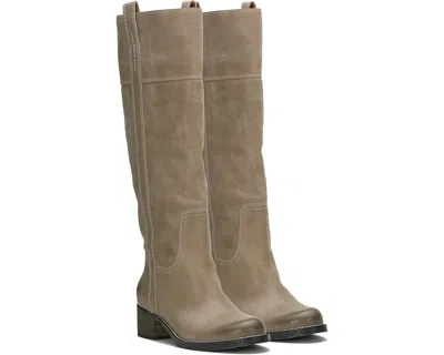 Lucky Brand Hybiscus Women's Us 9 Taupe Leather Knee High Riding Boots Jdm1681