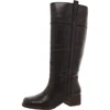 Lucky Brand Hybiscus Womens Leather Riding Knee-high Boots In Black