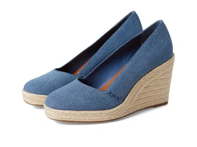 Lucky Brand Imula Espadrille Wedge High In Blue