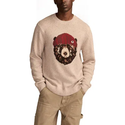 LUCKY BRAND LUCKY BRAND INTARSIA BEAR SWEATER