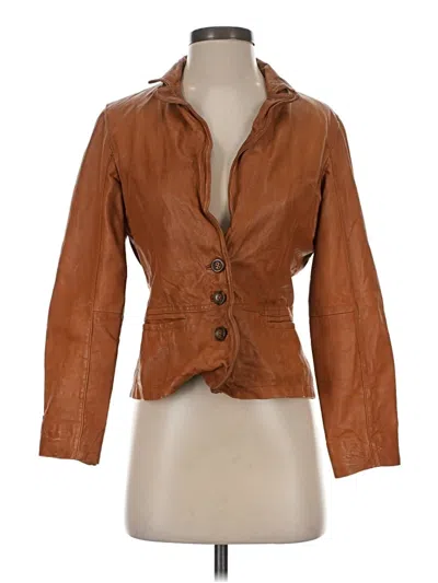 Pre-owned Lucky Brand Jacket In Brown