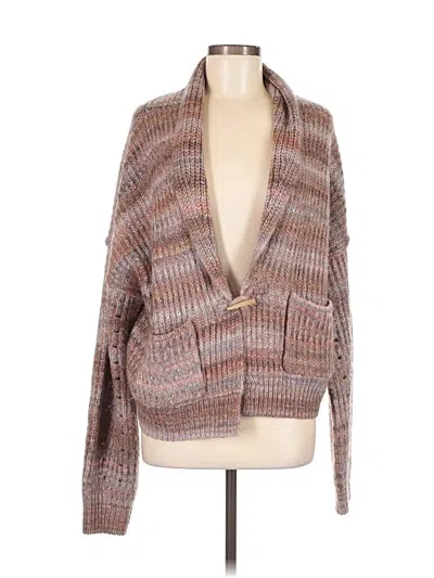 Pre-owned Lucky Brand Jacket In Brown