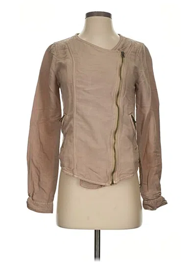 Pre-owned Lucky Brand Jacket In Brown
