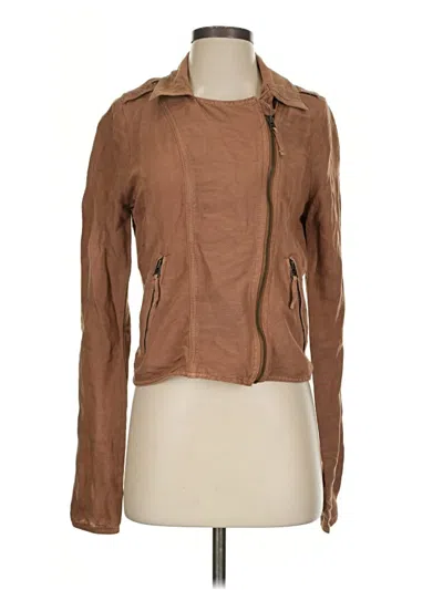 Pre-owned Lucky Brand Jacket In Brown
