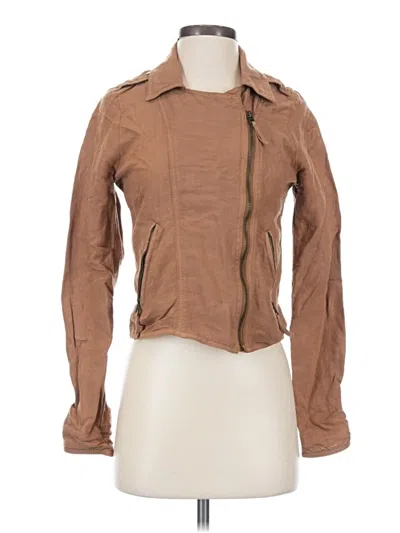 Pre-owned Lucky Brand Jacket In Brown