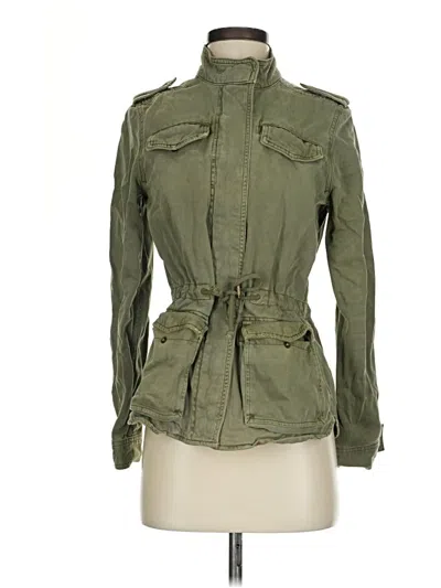 Pre-owned Lucky Brand Jacket In Green