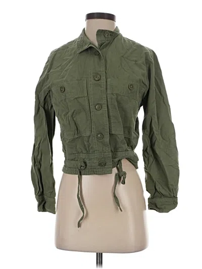 Pre-owned Lucky Brand Jacket In Green
