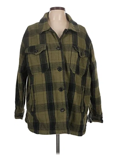 Pre-owned Lucky Brand Jacket In Green
