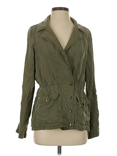 Pre-owned Lucky Brand Jacket In Green