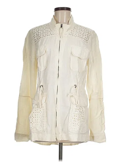 Pre-owned Lucky Brand Jacket In Ivory