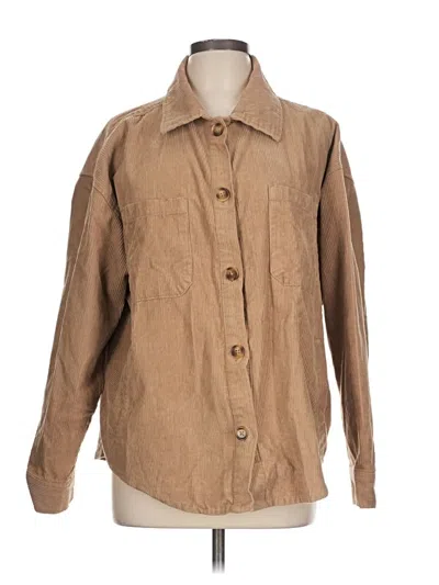 Pre-owned Lucky Brand Jacket In Tan