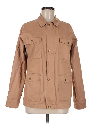 Pre-owned Lucky Brand Jacket In Tan