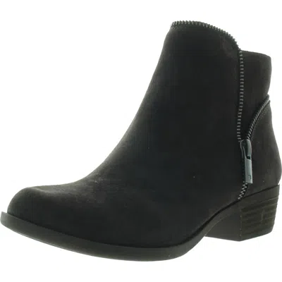 Lucky Brand Jaide Womens Zipper Square Toe Cowboy, Western Boots In Multi