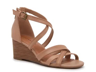 Lucky Brand Jandia Wedge Sandal In Brown