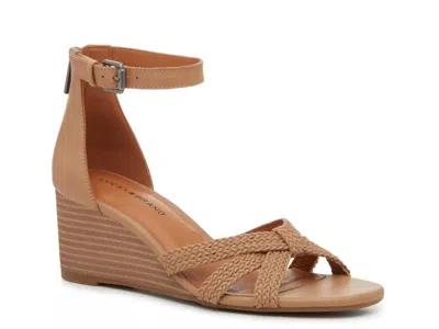 Lucky Brand Jaqulin Wedge Sandal In Brown