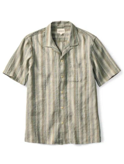 Lucky Brand Jeans Big & Tall  Linen-blend Camp Shirt In Multi