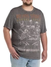 Lucky Brand Jeans Big & Tall  Rolling Stones Voodoo Graphic Tee In Black