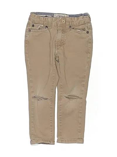 Pre-owned Lucky Brand Kids' Jeans In Tan