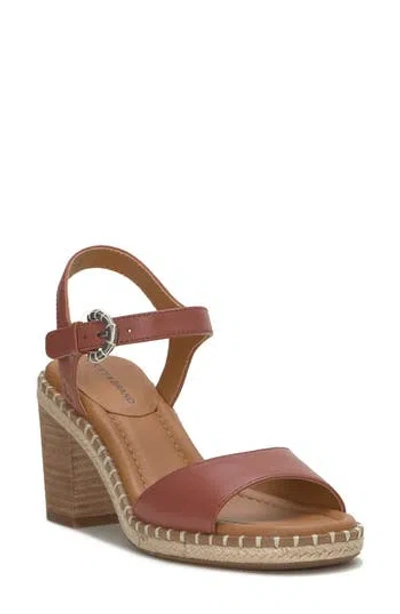 Lucky Brand Jennyl Ankle Strap Espadrille Sandal In Rose Red