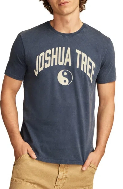 Lucky Brand Joshua Tree Cotton Graphic T-shirt In Dress Blues