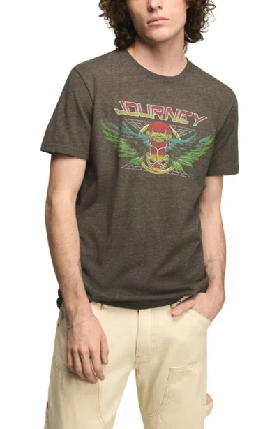 Lucky Brand Journey Tapes Graphic T-shirt In Brown