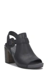 Lucky Brand Juliane Block Heel Sandal In Black