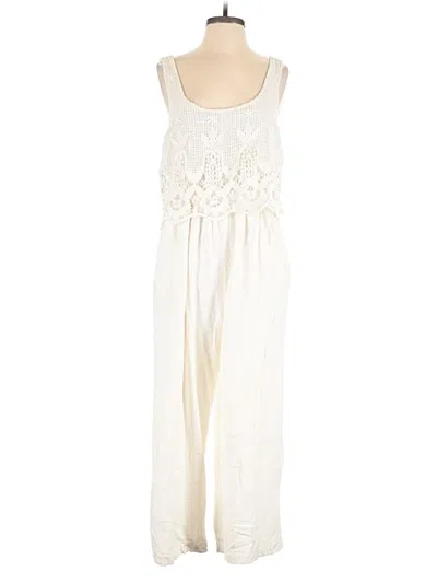 Pre-owned Lucky Brand Jumpsuit In Ivory