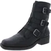 Lucky Brand Katriny Womens Leather Square Toe Mid-calf Boots In Black
