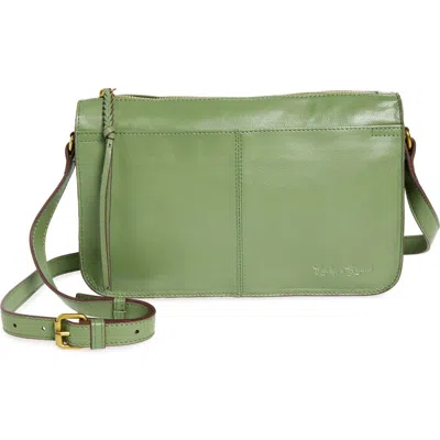 Lucky Brand Kaye Leather Crossbody Bag In Olivine