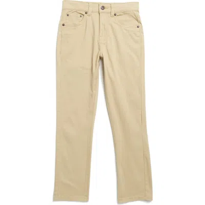 Lucky Brand Kids' 5-pocket Chino Pants In Khaki