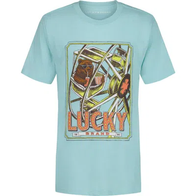 Lucky Brand Kids' Bear Wheel Short Sleeve T-shirt In Multi