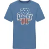Lucky Brand Kids' Clover Graphic T-shirt In Blue