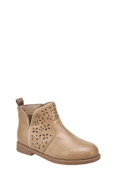 Lucky Brand Kids' Dina Lasercut Bootie In Neutral