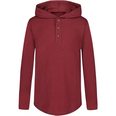 Lucky Brand Kids' Long Sleeve Hooded Henley In Multi