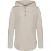 Lucky Brand Kids' Long Sleeve Hooded Henley In Neutral