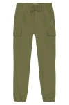 Lucky Brand Kids' Pull-on Cargo Joggers In Green