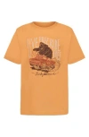 Lucky Brand Kids' Ride Free Graphic T-shirt In Orange