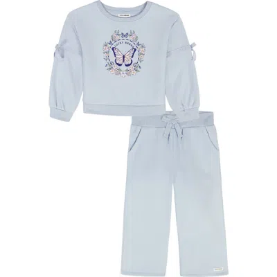 Lucky Brand Kids' Sweatshirt & Sweatpants Set In Blue