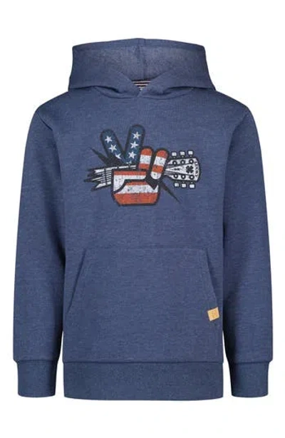 Lucky Brand Kids' Victory Graphic Hoodie In Blue