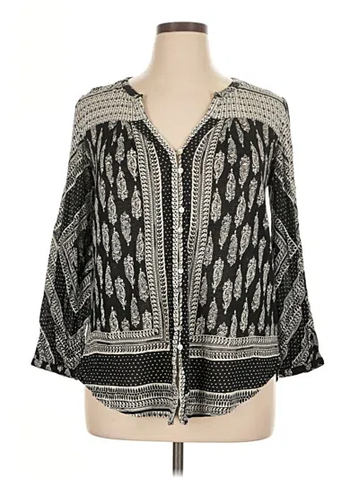 Pre-owned Lucky Brand Kimono In Black
