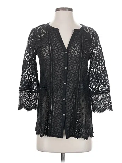 Pre-owned Lucky Brand Kimono In Black