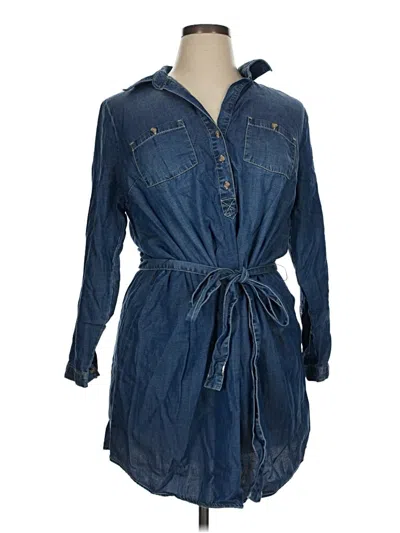 Pre-owned Lucky Brand Kimono In Blue
