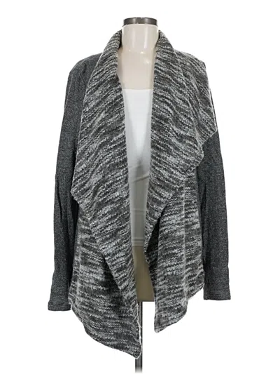 Pre-owned Lucky Brand Kimono In Gray