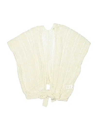 Pre-owned Lucky Brand Kimono In Ivory