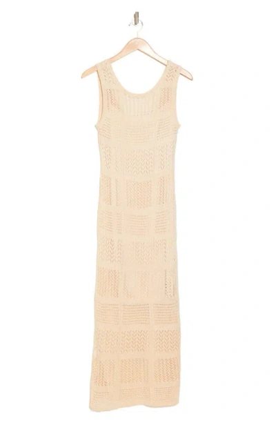 Lucky Brand Knit Sweater Dress In Sand