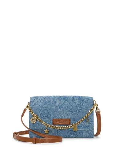 Lucky Brand Kody Cross Walette In Blue